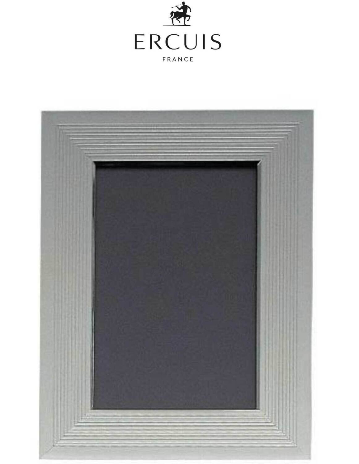 Ercuis Cadres Picture Frame Mille Raies 5.875 Inch Silver Plated F560550-07