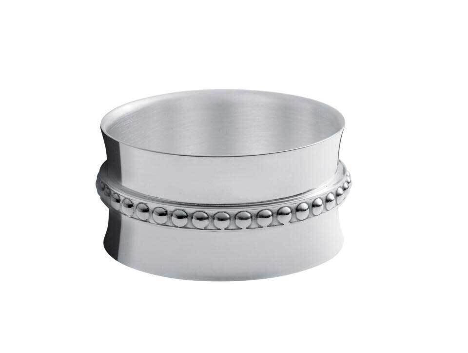 Ercuis Perles Napkin Ring 2 Inch Sterling Silver F37P246-01
