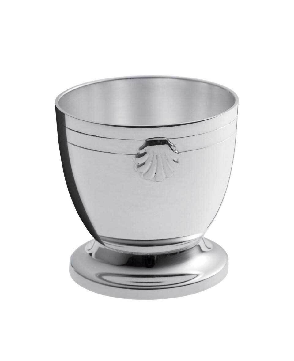Ercuis Coquille Egg Cup 2 Inch Silver Plated F57Q605-01