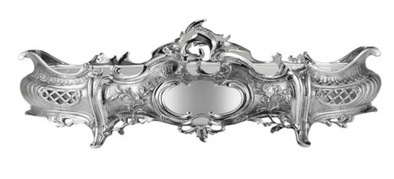 Ercuis Louis XV Jardiniere 5.75 Inch Silver Plated F503010-37