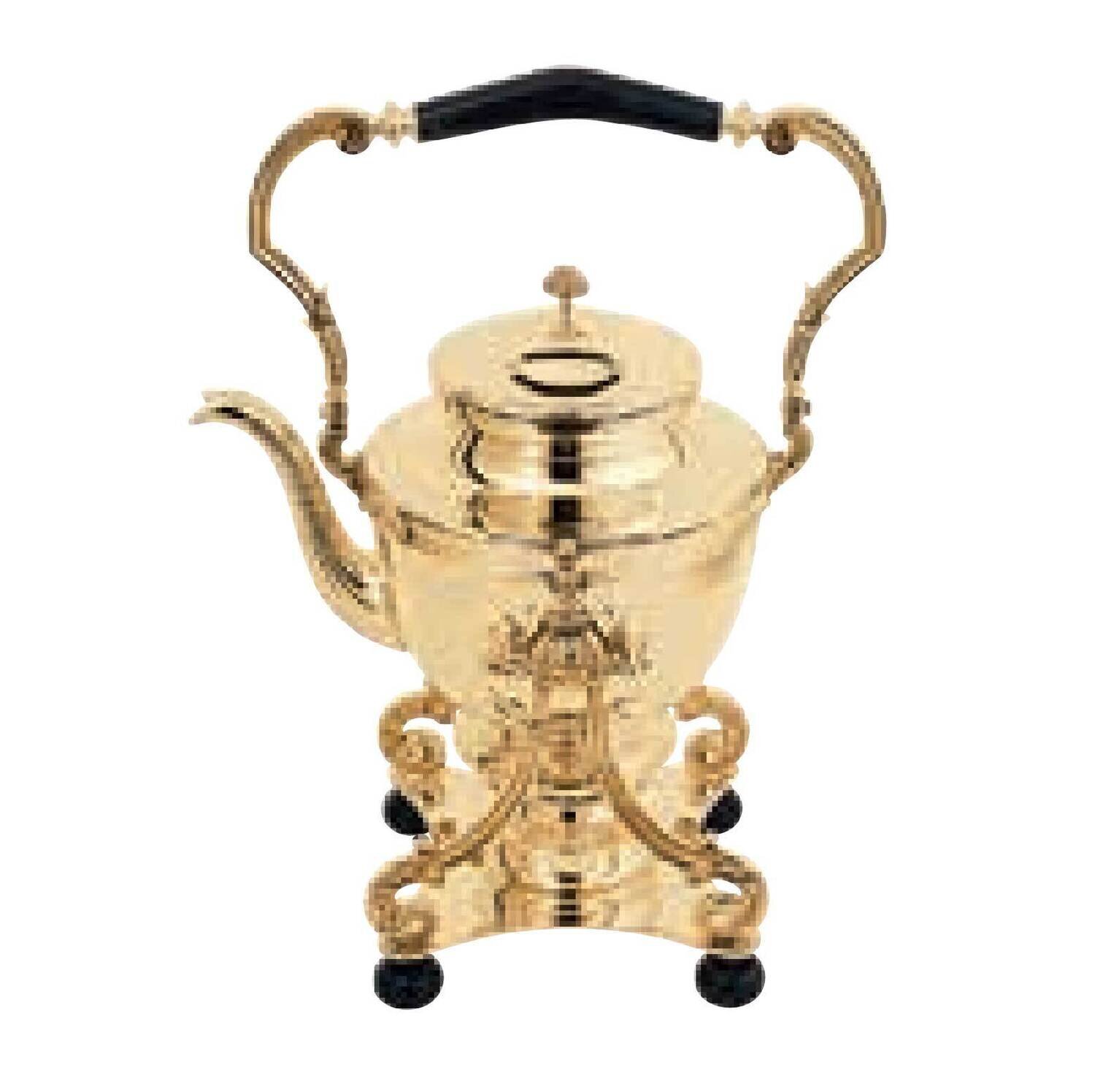 Ercuis Louis XV Kettle 15.75 Inch Gold Plated F503015220