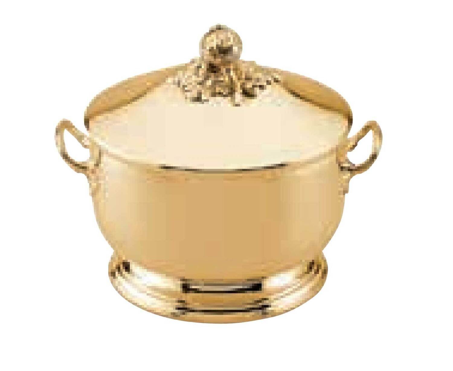 Ercuis Louis XV Centerpiece 7.5 Inch Gold Plated F503020219