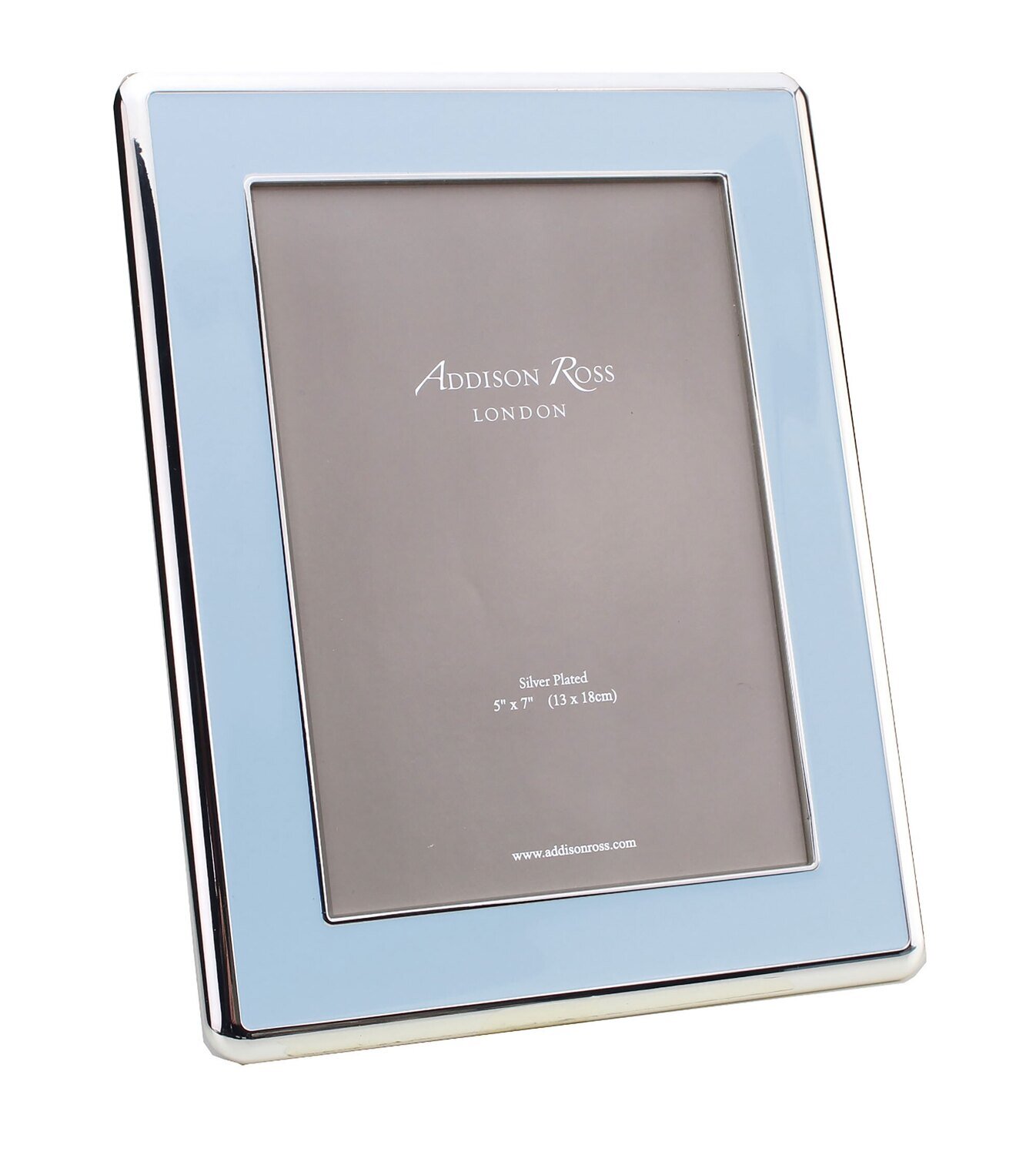 Addison Ross 8 x 10 Inch 30mm Silver &amp; Powder Blue Picture Frame Silver FR6115, MPN: FR6115, UPC/EA…