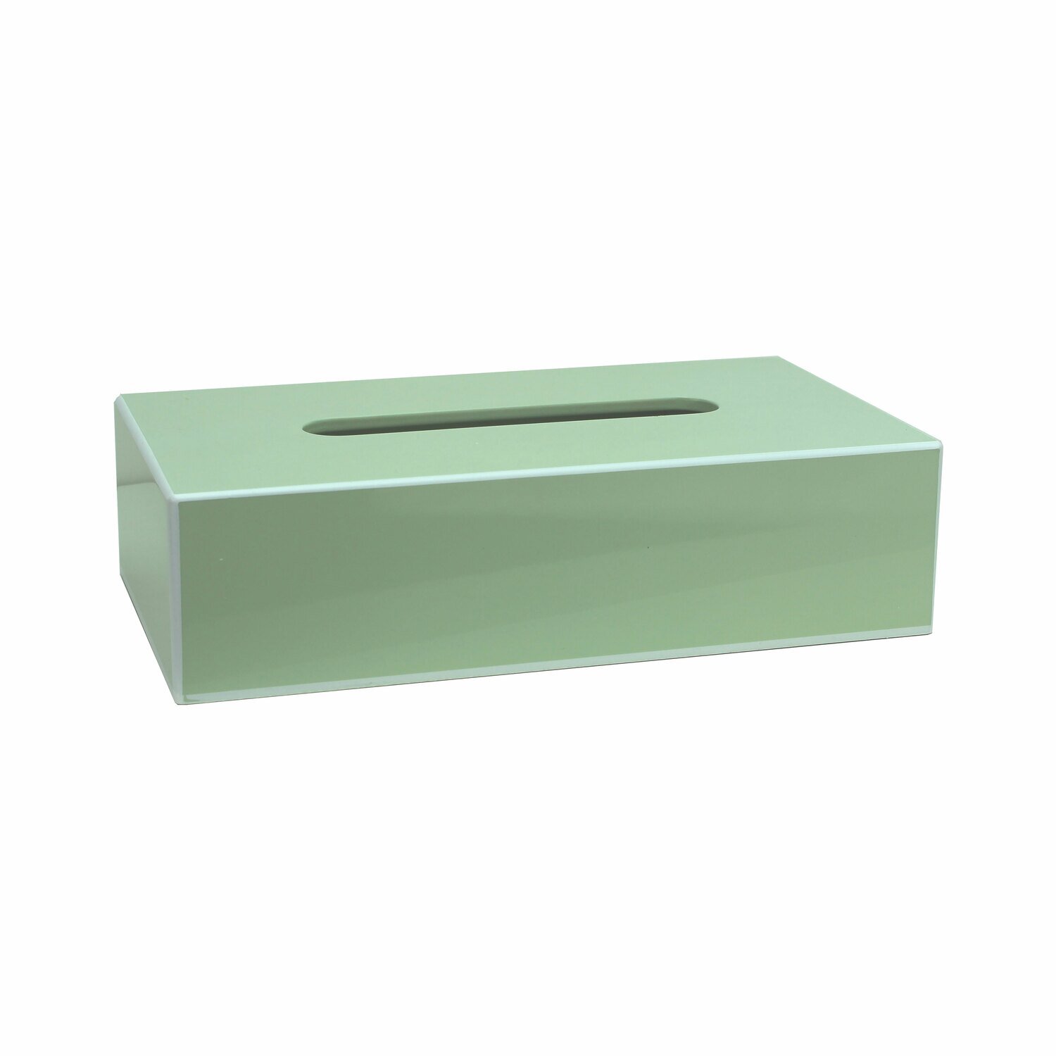 Addison Ross Tissue Box 10x4 Sage Green Lacquer TB2502