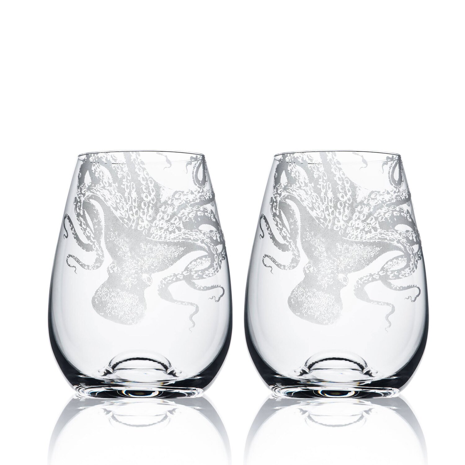 Caskata Lucy Stemless Wine Glasses Set of 2 GL-NOSTEMWINE-380