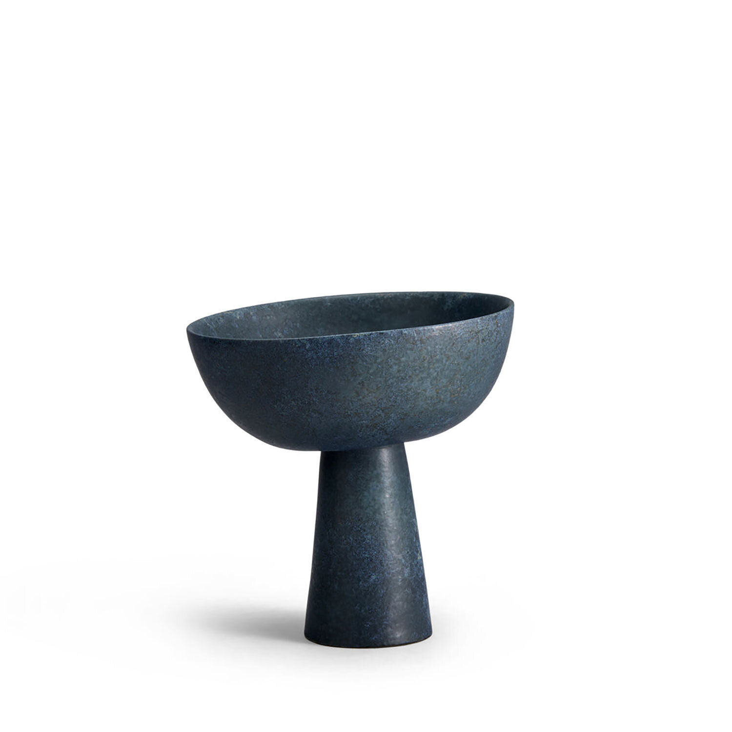 L'Objet Terra Bowl on Stand Iron Small TA574