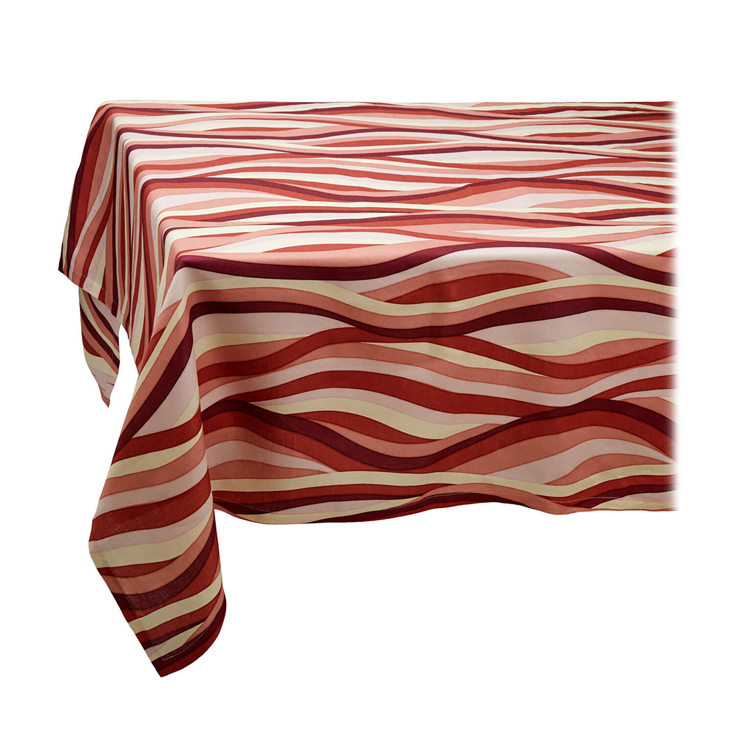 L'Objet Linen Tablecloth 70x90 Inch Landscape Pink LN6320