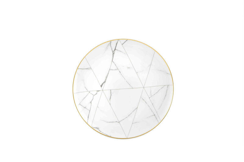 Vista Alegre Carrara Dessert Plate White Marble 21130146, MPN: 21130146, 5601266330990