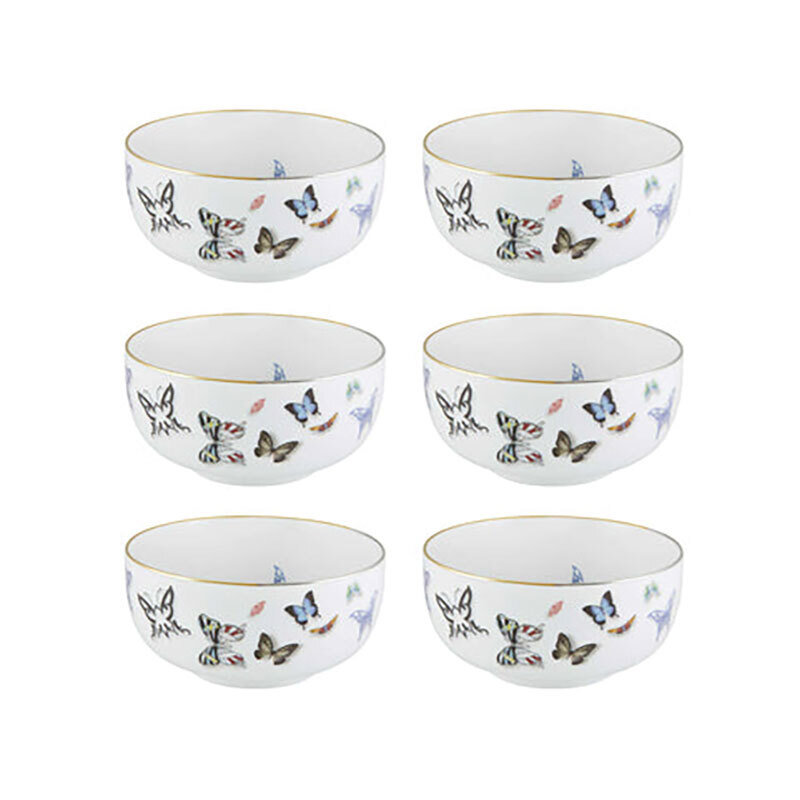 Vista Alegre Christian Lacroix Butterfly Parade Bowl 6 Inch Set Of 6 21132468, MPN: 21132468, 56012…