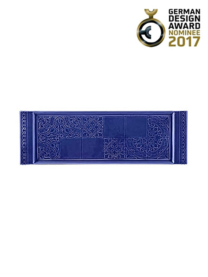 Bordallo Pinheiro Rua Nova Tort Tray Indigo 65026810, MPN: 65026810, 5600413617397