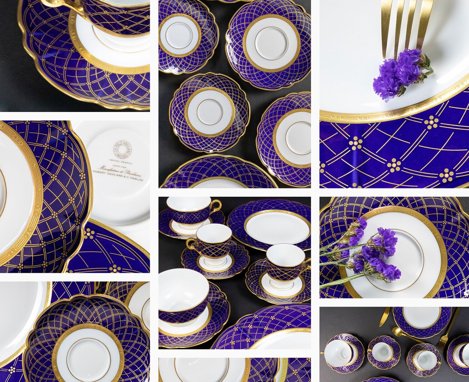 Robert Haviland &amp; C. Parlon Constellation Demitasse Cup And Saucer HP4521, MPN: HP4521,