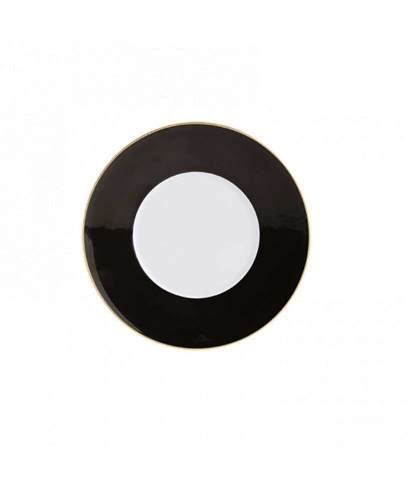 Robert Haviland &amp; C. Parlon Lexington Dessert Plate 8.25 Inch Black HP1522729, MPN: HP1522729,