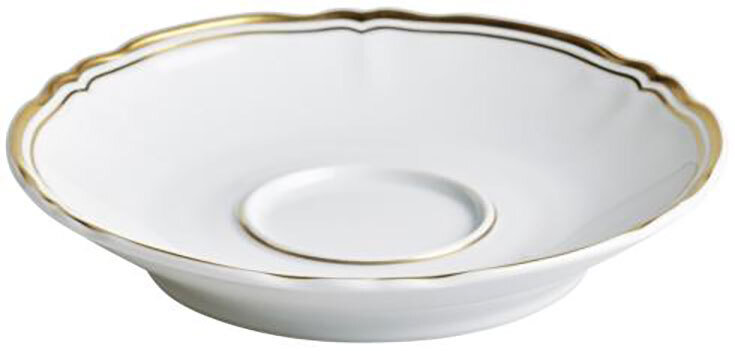 Raynaud Limoges Mazurka Or White Tea Saucer Extra 6.2992 0864-40-368016, MPN: 0864-40-368016, 79095…