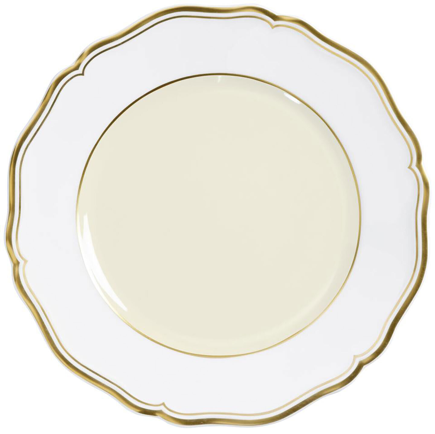 Raynaud Limoges Mazurka Or Ivory Dessert Plate 8.7 Inch 0866-01-101022