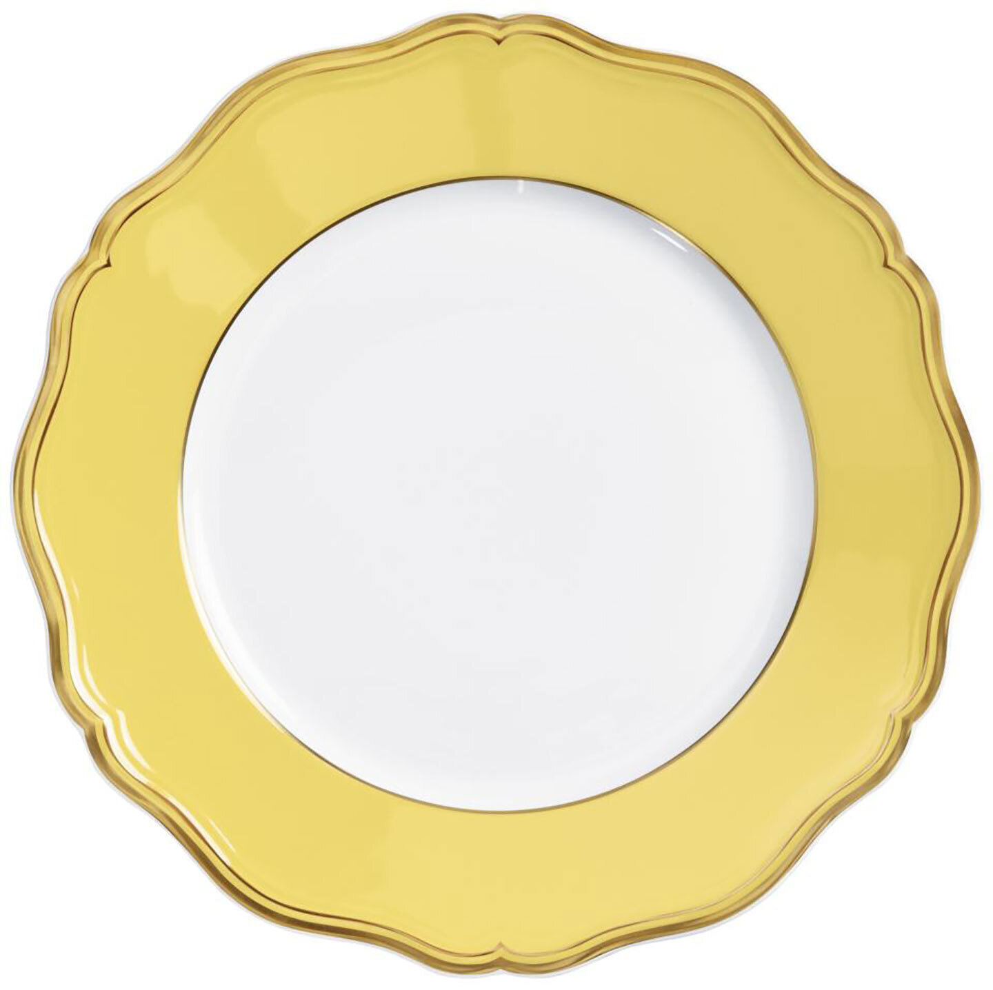 Raynaud Limoges Mazurka Or Yellow Dinner Plate 10.6 Inch 0867-01-101027, MPN: 0867-01-101027, 79095…