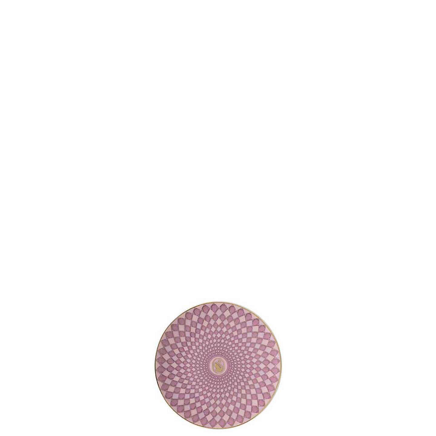 Rosenthal Swarovski Signum Plate 4 Inch Rose Pink 11280-426350-10850