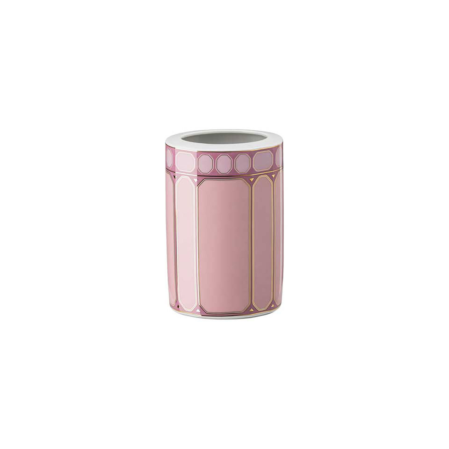Rosenthal Swarovski Signum Vase 6 Inch Rose Pink 10570-426350-26015