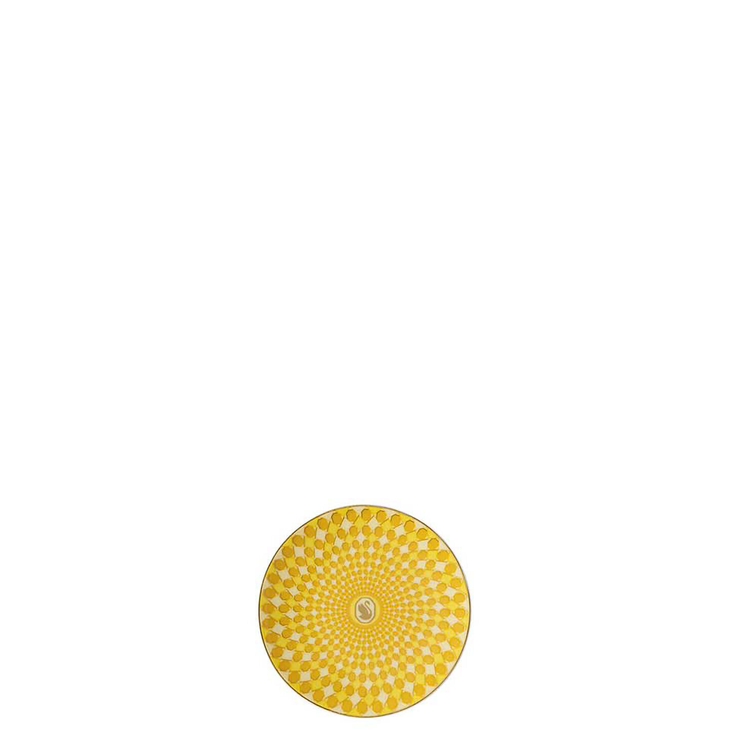 Rosenthal Swarovski Signum Plate 4 Inch Jonquil Yellow 11280-426352-10850