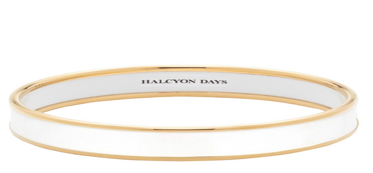 Halcyon Days 6mm Cream Gold Medium Bangle Bracelet PBPLA0406GM, MPN: PBPLA0406GM,