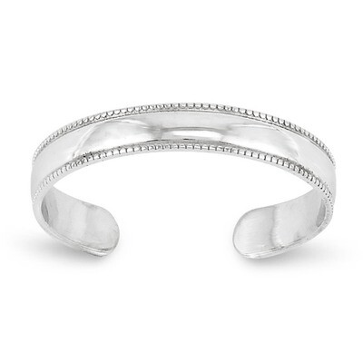 Polished Toe Ring 14k White Gold K5111, MPN: K5111, 637218172054
