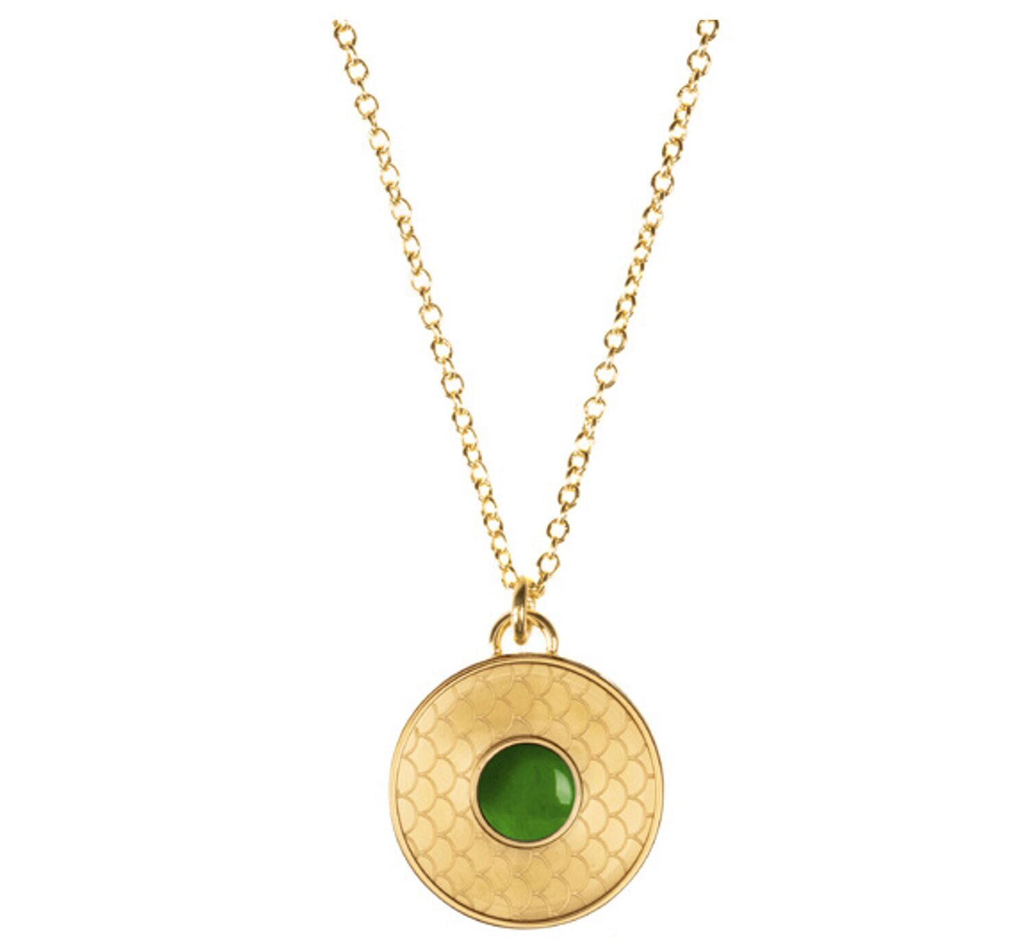 Halcyon Days Salamander Cabochon Emerald Gold Necklace PDSAC09CG, MPN: PDSAC09CG,