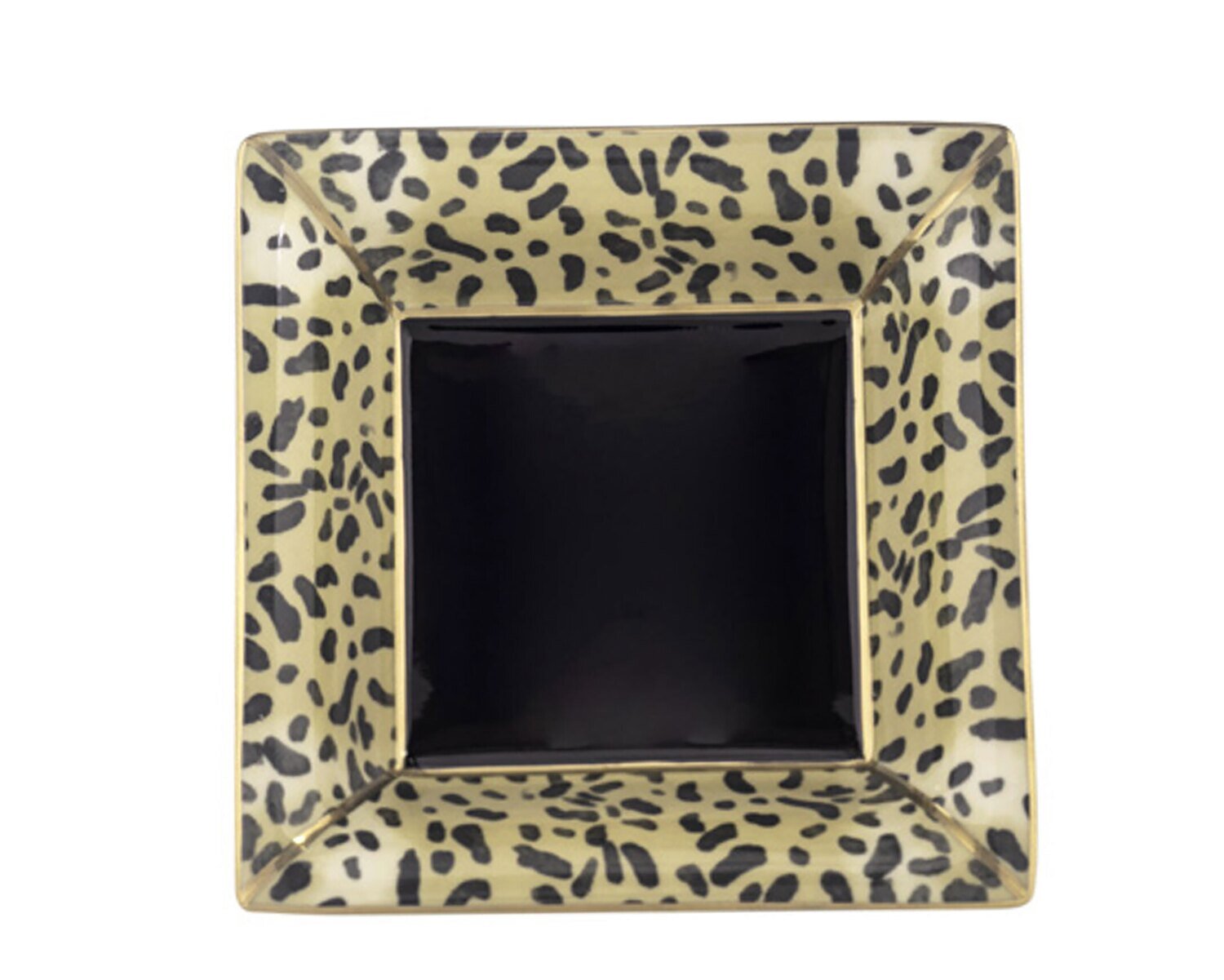 Halcyon Days TR Leopard Square Tray BCTRA01STG, MPN: BCTRA01STG,