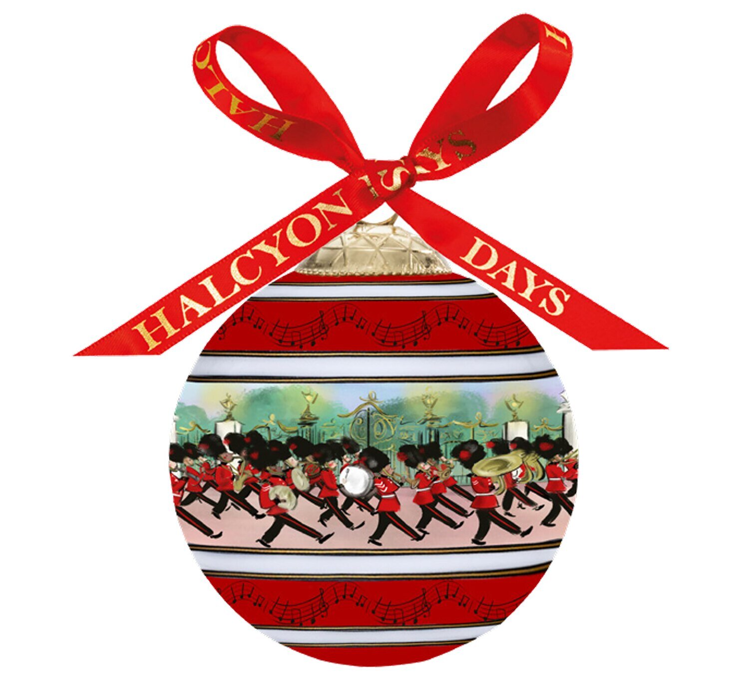 Halcyon Days TR Marching Down the Mall 3" Bauble Ornament BCTMM01XBN