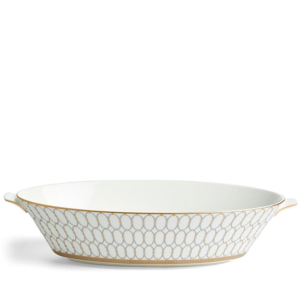 Wedgwood Renaissance Grey Open Oval Vegetable Dish 1065314, MPN: 1065314, 701587471879
