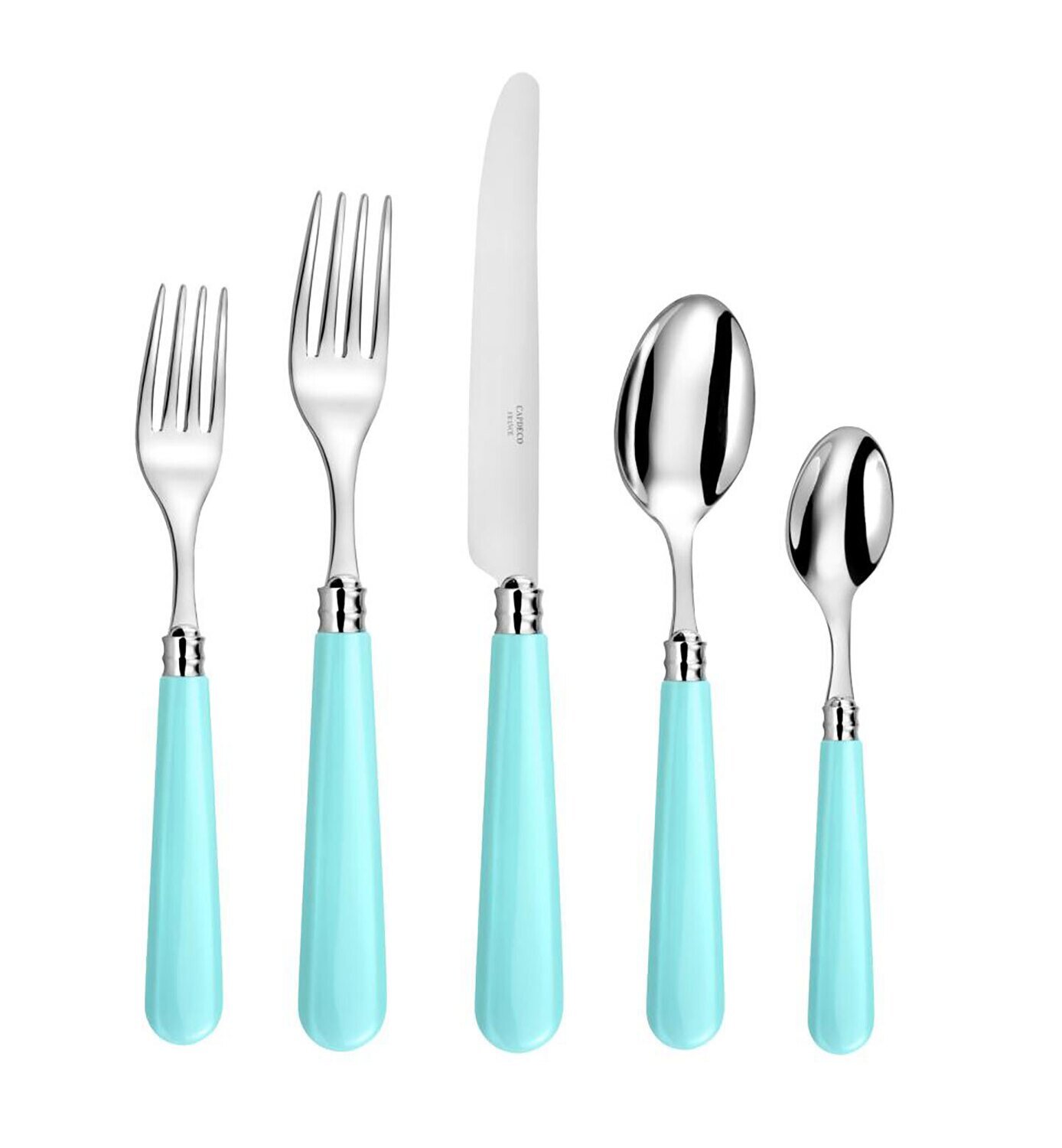 Capdeco Altea Aqua 5 Piece Place Setting ALT82-5SET, MPN: ALT82-5SET,