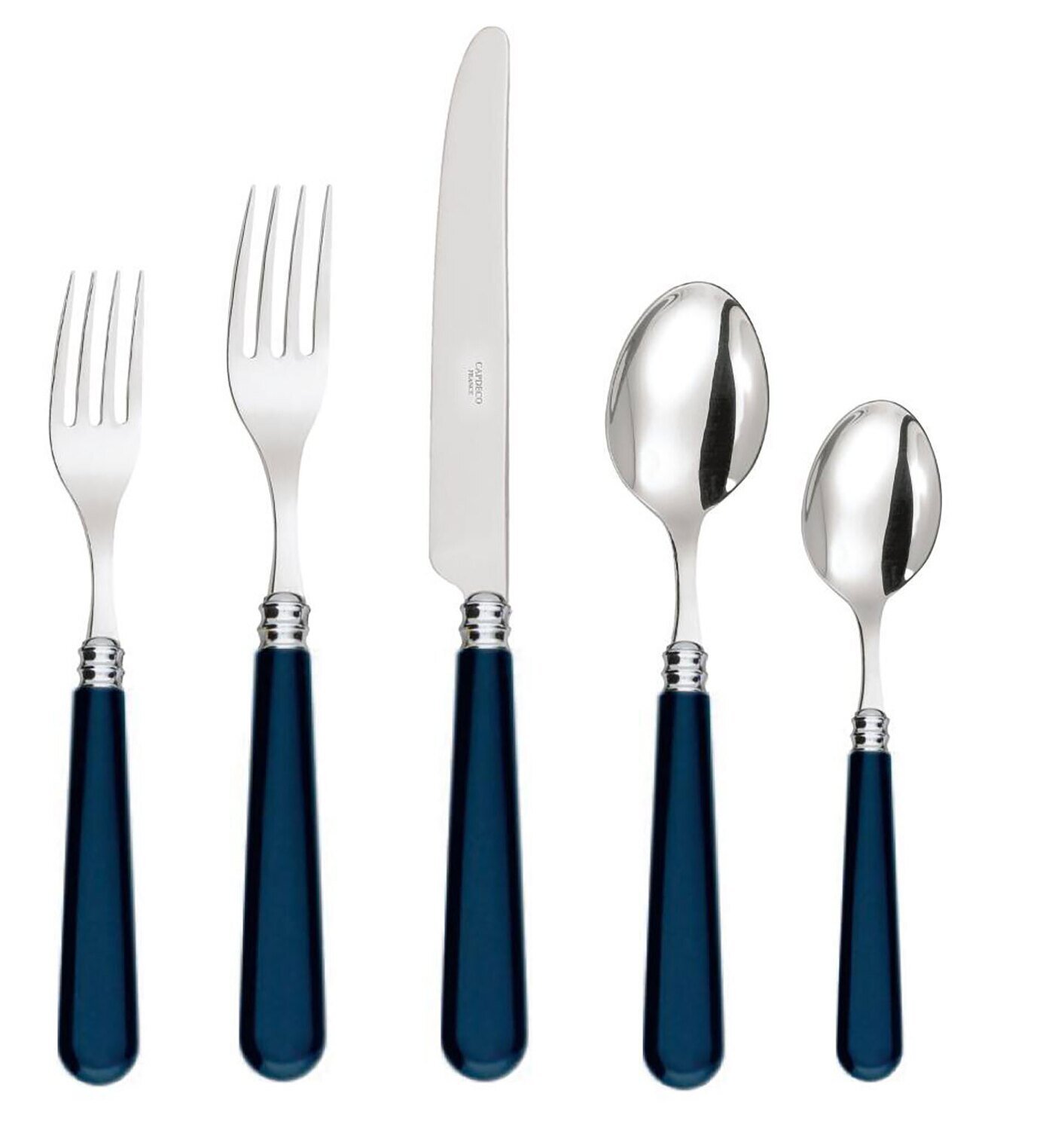 Capdeco Altea Navy Blue 5 Piece Place Setting ALT28-5SET, MPN: ALT28-5SET, 3700922748192