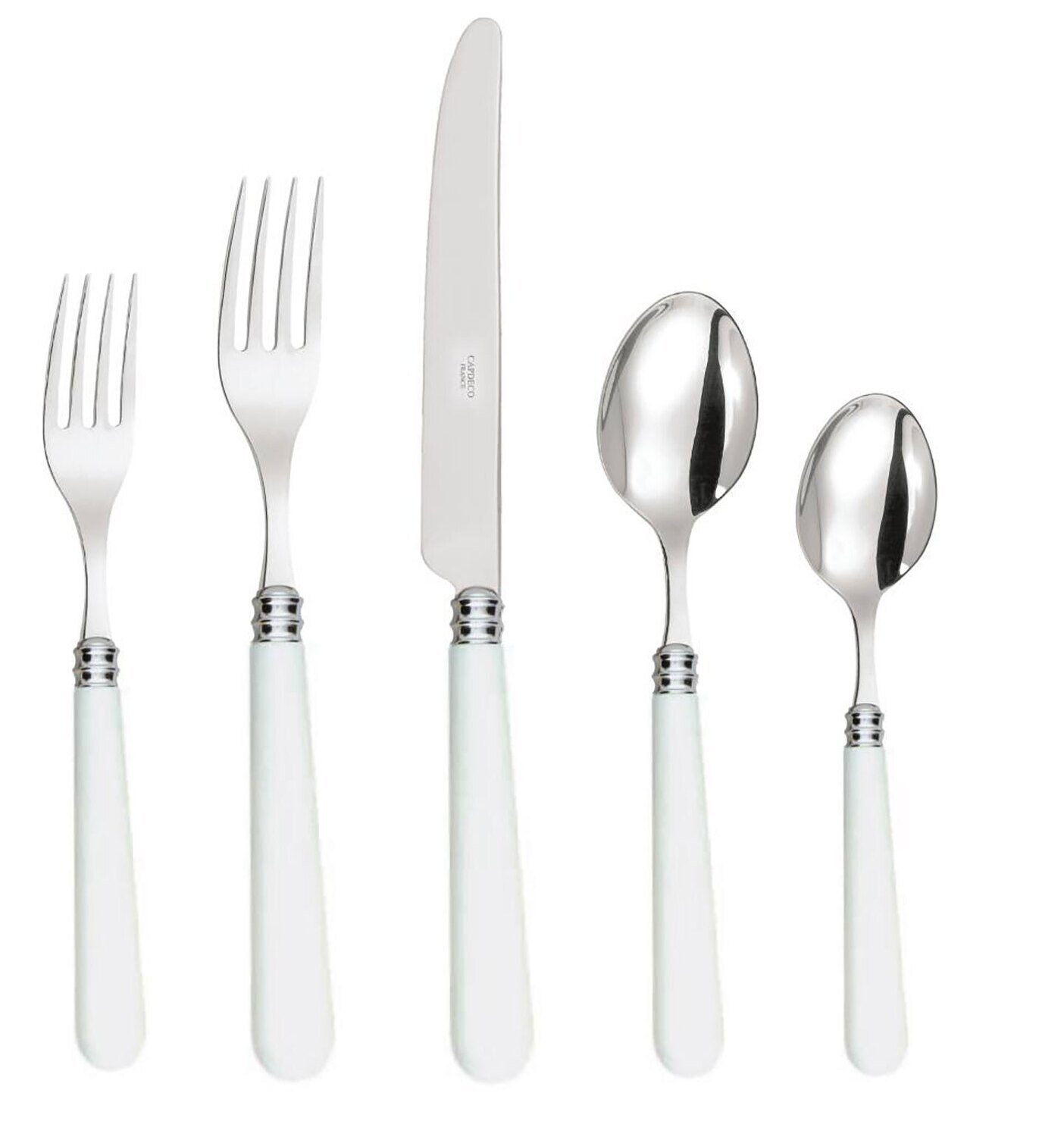 Capdeco Altea White 5 Piece Place Setting ALT00-5SET, MPN: ALT00-5SET, 3700922748024