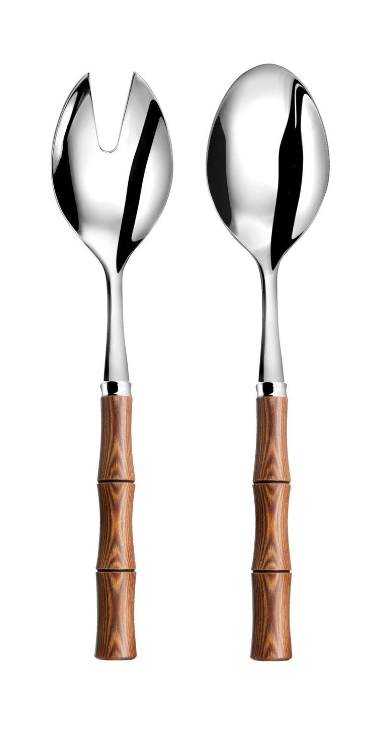 Capdeco Byblos Beechwood Salad Serving Set BYB70-SS, MPN: BYB70-SS,