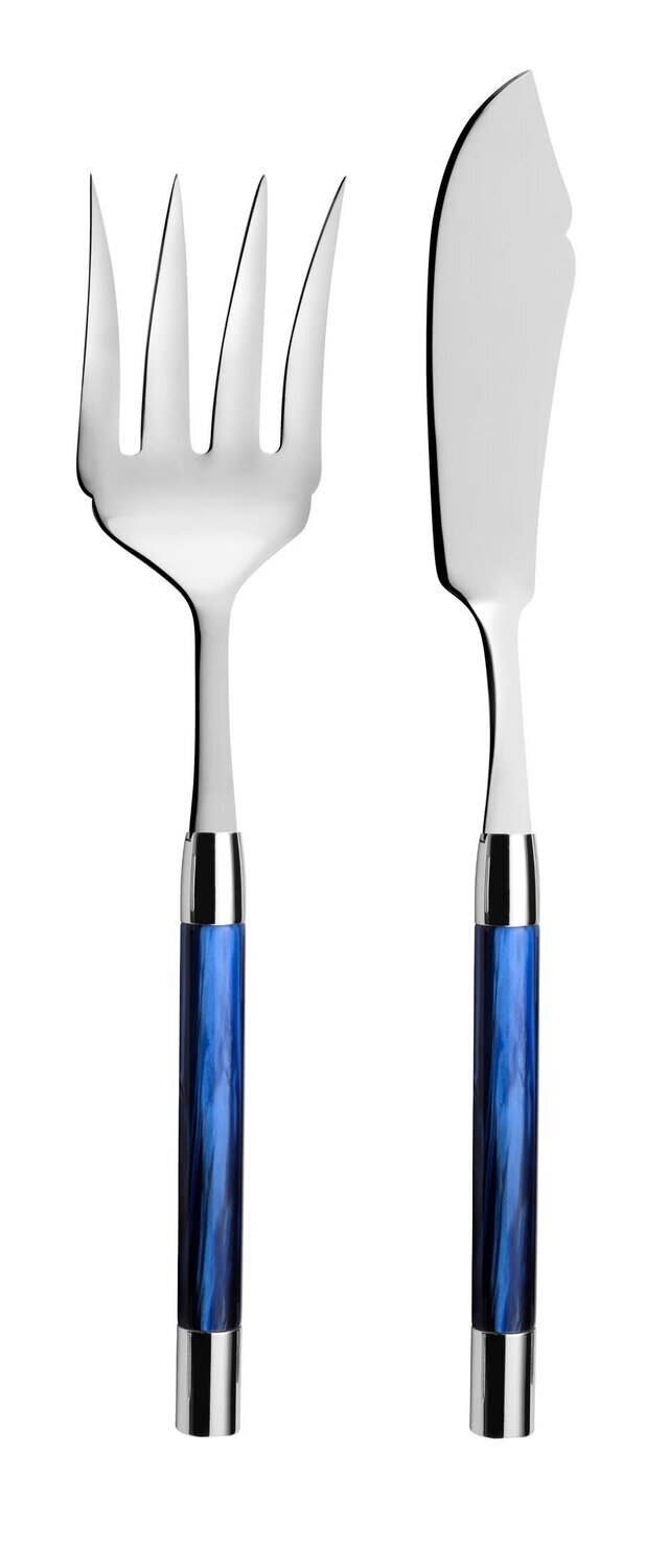 Capdeco Conty Blue Fish Serving Set CON51-SP, MPN: CON51-SP, 3700922738582