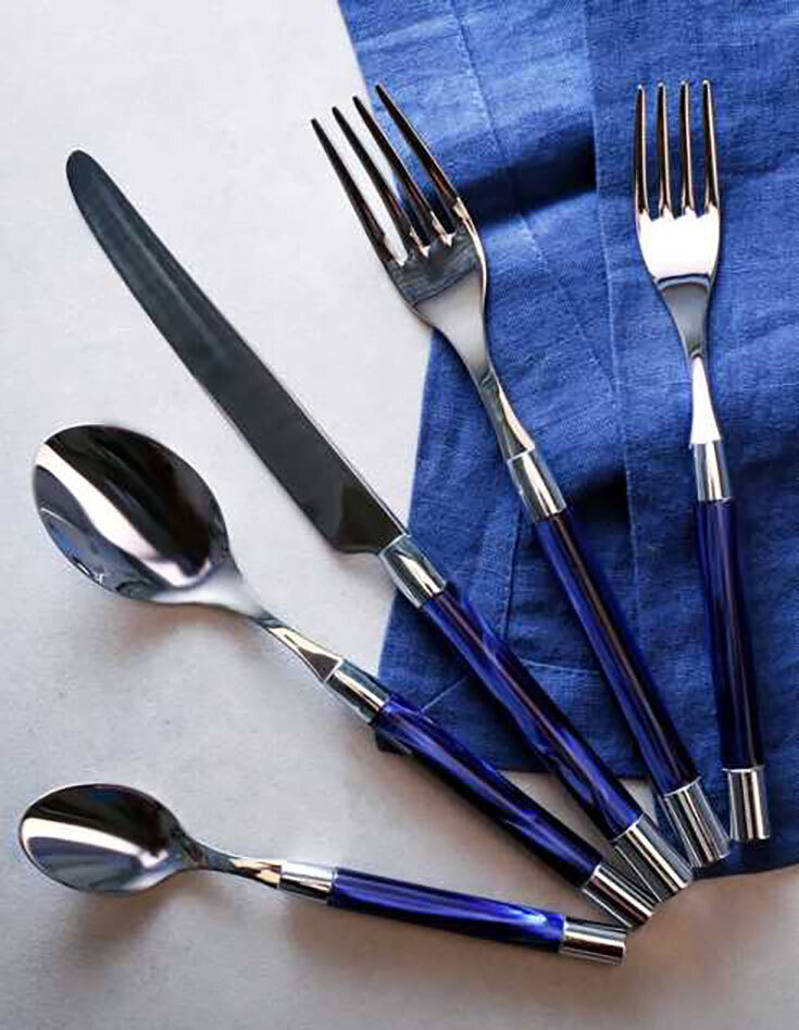 Capdeco Conty Blue Set of 6 Steak Knives CON51-6KS, MPN: CON51-6KS, 3700922738698