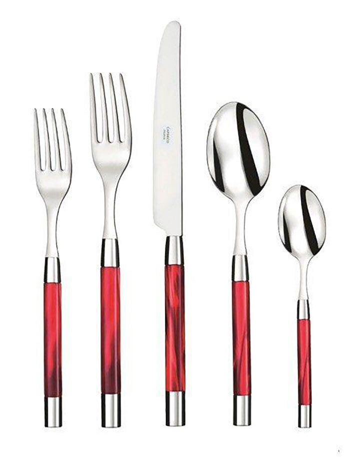 Capdeco Conty Red 5 Piece Place Setting CON30-5SET, MPN: CON30-5SET, 3700922717754