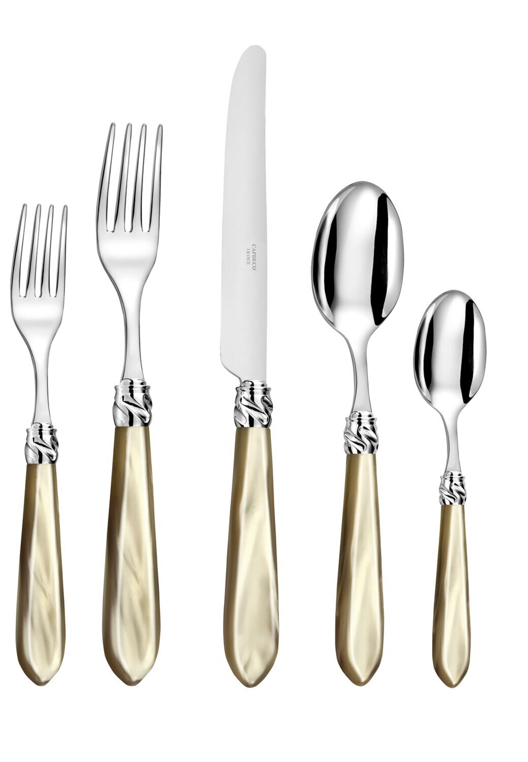 Capdeco Diana Horn 5 Piece Place Setting DIA55-5SET, MPN: DIA55-5SET, 3700922717044