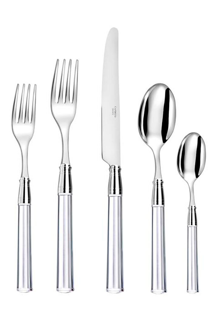 Capdeco Doric Clear 5 Piece Place Setting DOR45-5SET