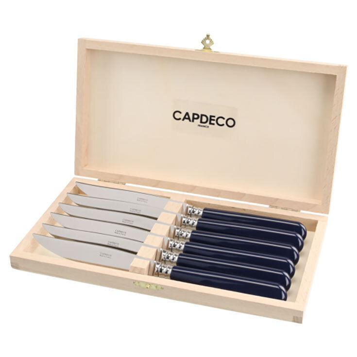 Capdeco Helios Navy Blu Set of 6 Steak Knifes HEL28-6KS, MPN: HEL28-6KS, 3700922738087