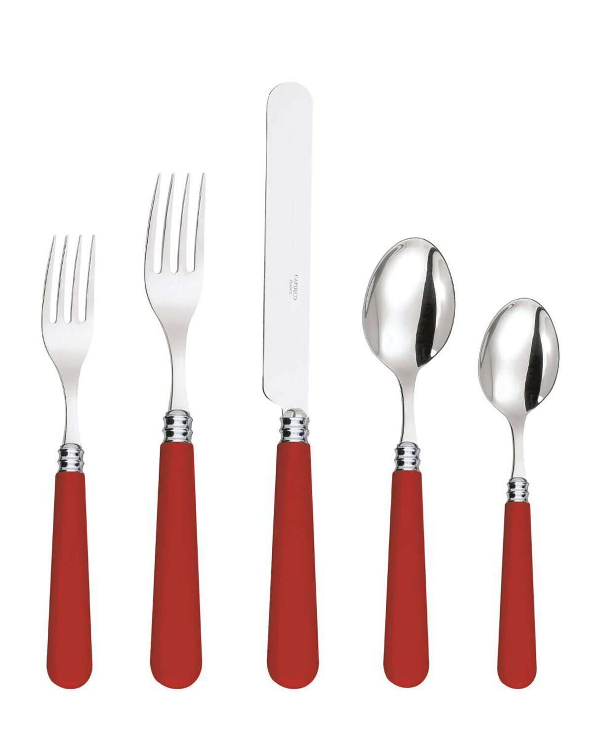 Capdeco Helios Red 5 Piece Place Setting HEL12-5SET, MPN: HEL12-5SET, 3700922736816