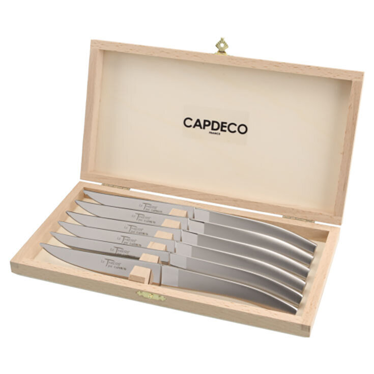 Capdeco Le Thiers Set of 6 Steak Knives Mat THI91-6KS
