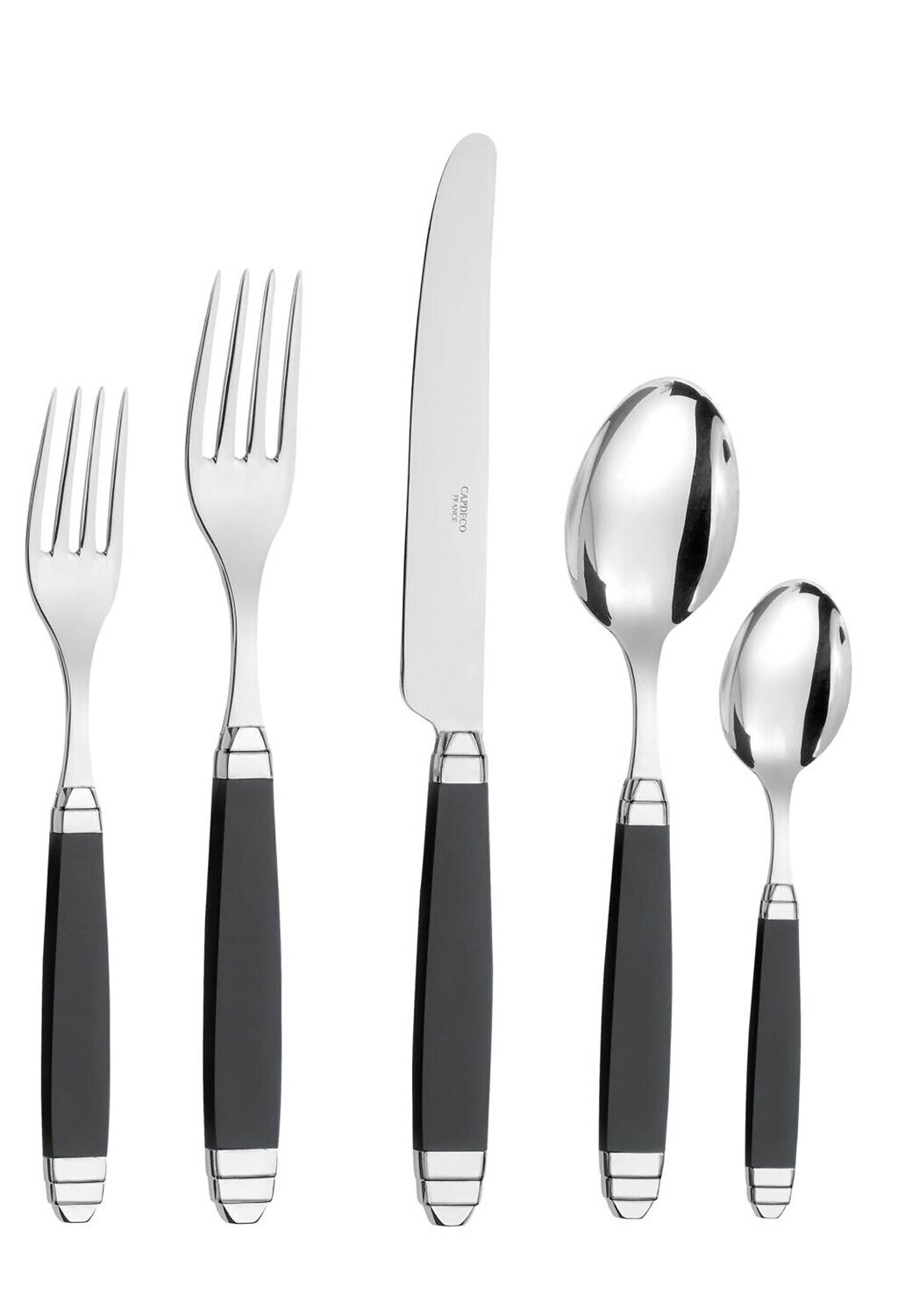 Capdeco Mercure Black 5 Piece Place Setting MER07-5SET, MPN: MER07-5SET, 3700922717716