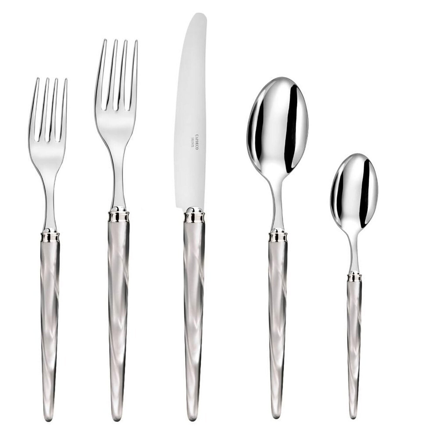 Capdeco Tang Grey 5 Piece Place Setting TAN38-5SET, MPN: TAN38-5SET, 3700922741667