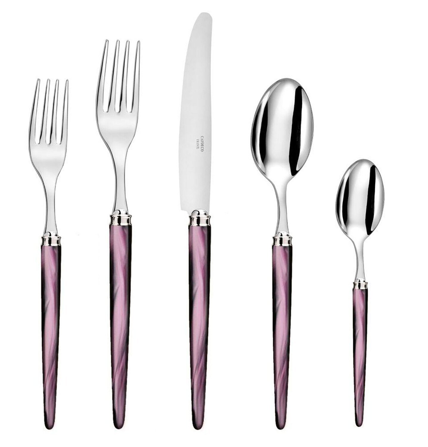 Capdeco Tang Plum 5 Piece Place Setting TAN39-5SET, MPN: TAN39-5SET, 3700922741933