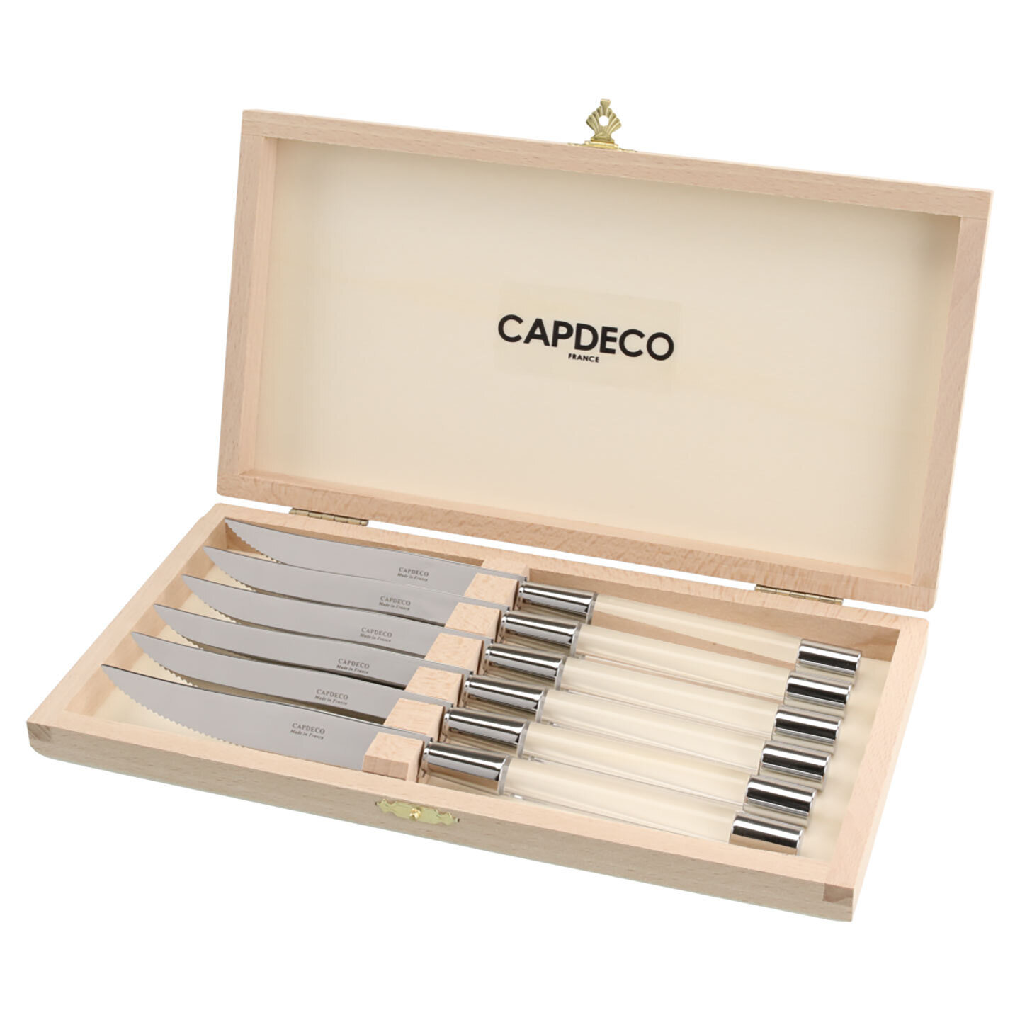 Capdeco Zoe Set of 6 Steak Knives ZOE45-6KS, MPN: ZOE45-6KS, 3700922751475