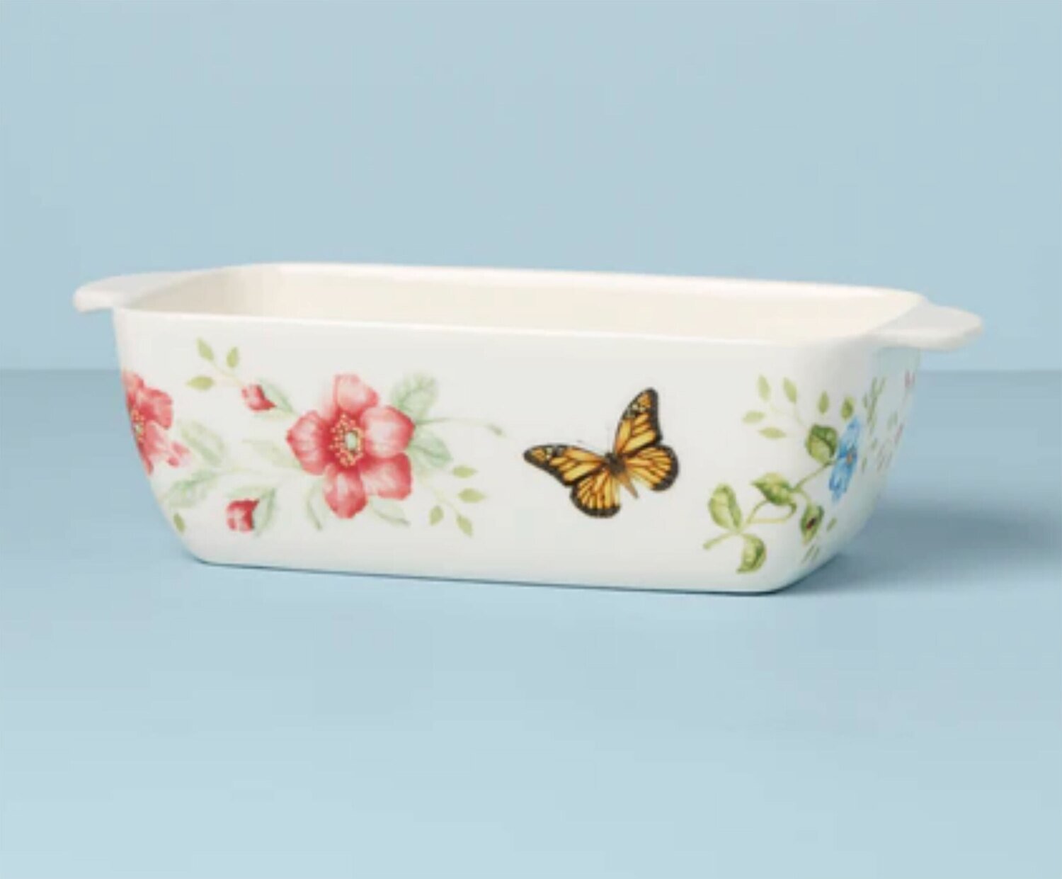 Lenox Butterfly Meadow Loaf Pan with Wood Lid 894650, MPN: 894650, 194372024938