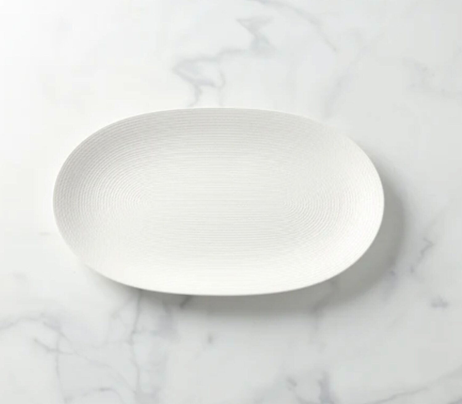 Lenox Lx Collective White Oval Handled Tray 894666, MPN: 894666, 194372025096