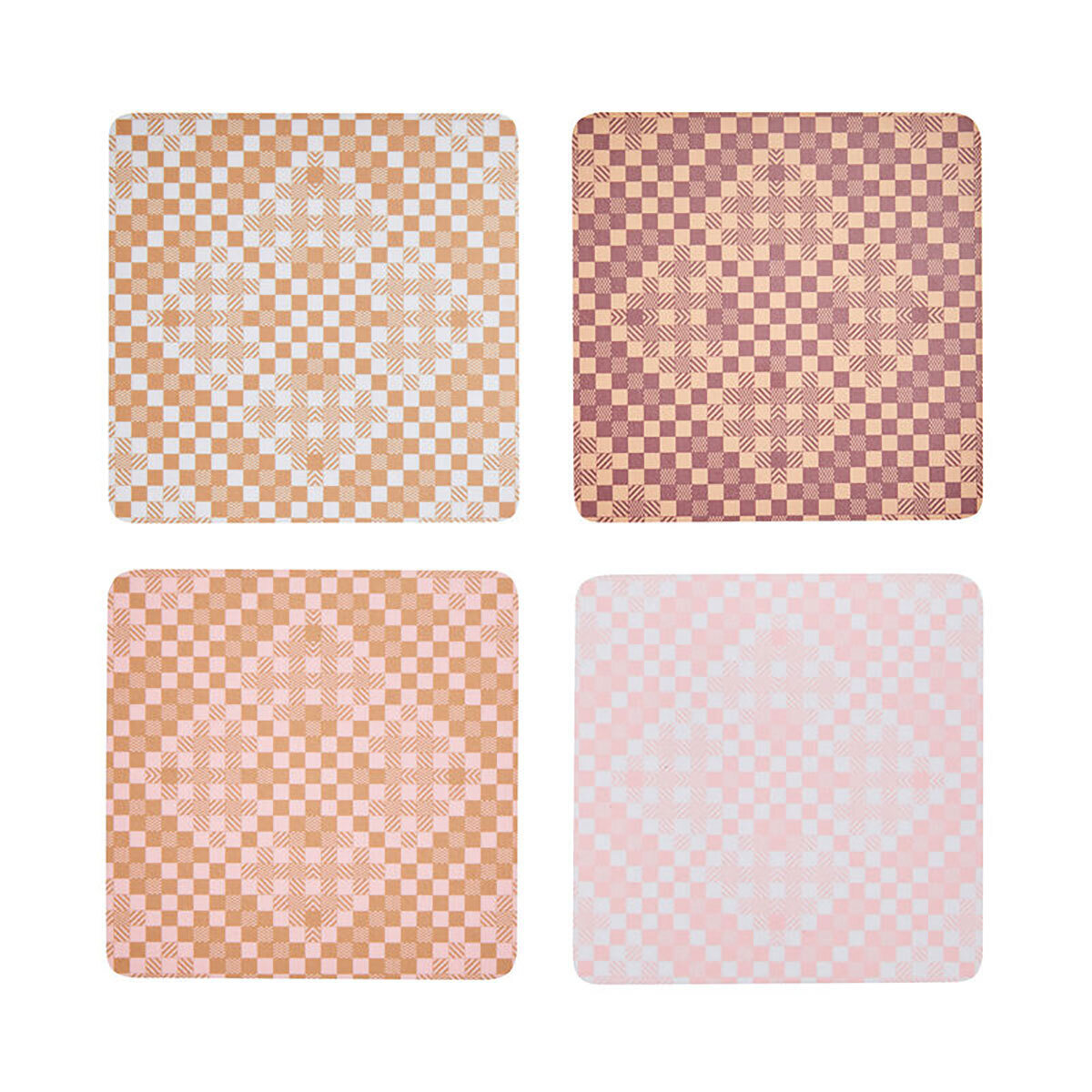 Le Jacquard Francais Essentiel Beige Coasters 3 x 3 Inch 28746, MPN: 28746, 3660269287467