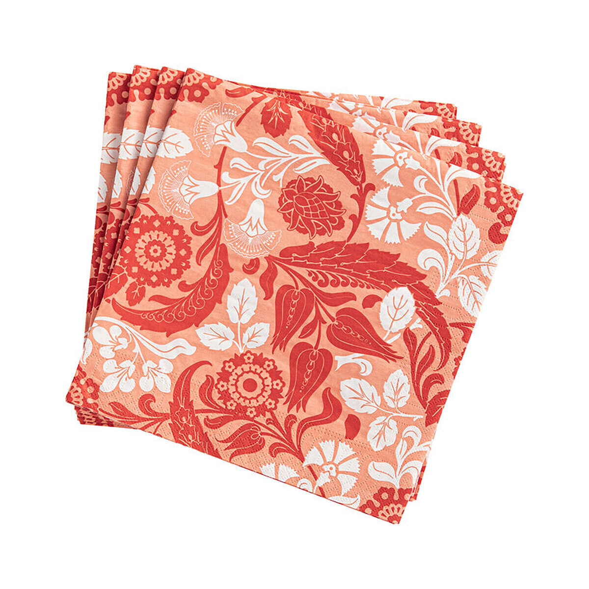 Le Jacquard Francais Voyage Iconique Red Paper Napkin 16 x 16 Inch 28738 Set of 4, MPN: 28738, 3660…