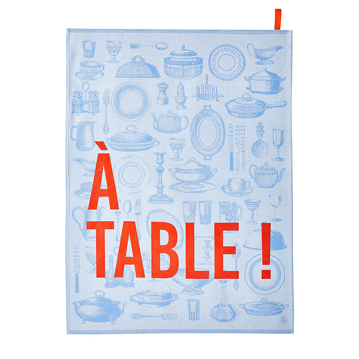 Le Jacquard Francais A Table Blue Tea Towel 24 x 31 Inch 28622 Set of 4, MPN: 28622, 3660269286224