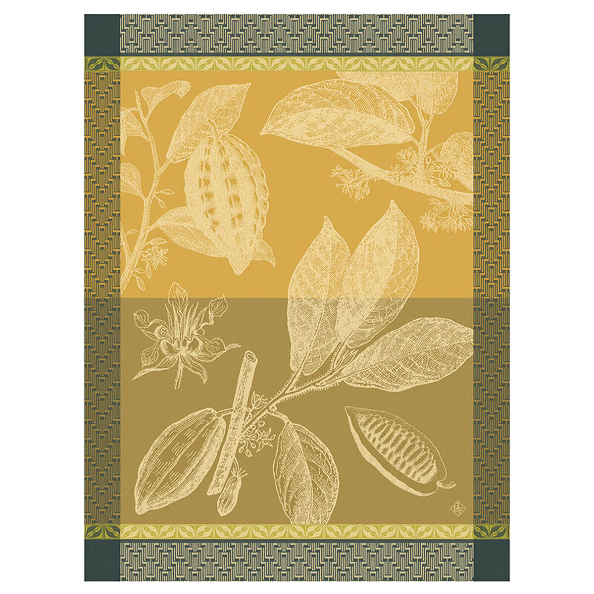 Le Jacquard Francais Chocolats Fve Yellow Tea Towel 24 x 31 Inch 28566 Set of 4, MPN: 28566, 36602…